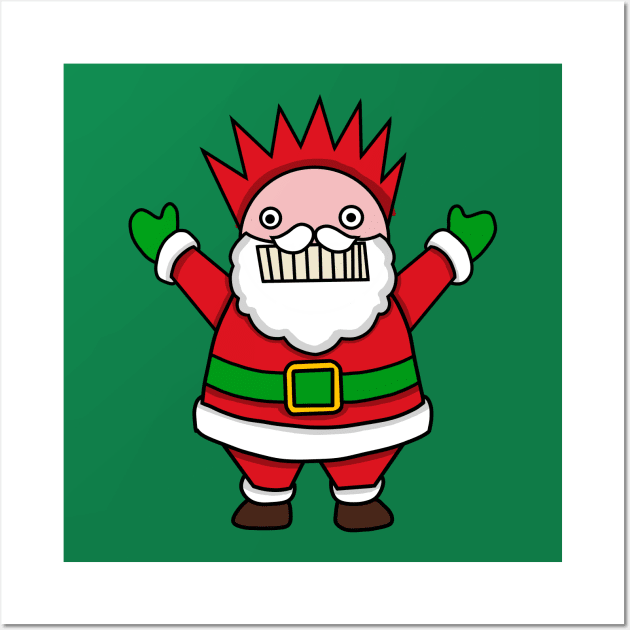 Ween Boognish Santa Wall Art by brooklynmpls